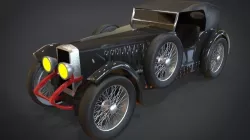 1931 Invicta S-Type Low-poly  3D model