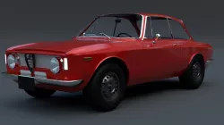 1965 Alfa Romeo GTA 3D model