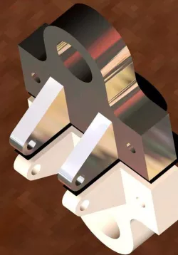 adjuster arm of automatic feeder of lathe