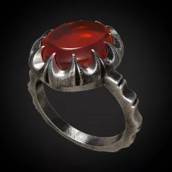ancient middle east ring Low-poly  3D model