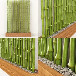 Bamboo decor n23 3D model