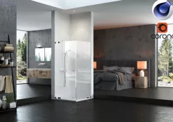 Bathroom 01 C4D Corona Renderer 3D model