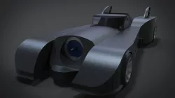 Batmobile - Batman Returns 1992 Low-poly  3D model