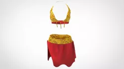 Belly dance cloth  Low-poly  3D model