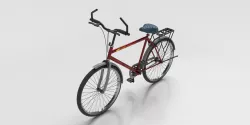 Bicycle Low-poly  3D model