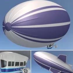 Blimp 3D model