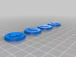 Card Suit Miniature Bases