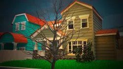 Cartoon house 3D model