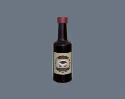 Cartoon Soy Sauce Bottle Low-poly  3D model