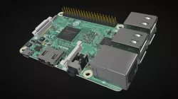 circuit board raspberry pi 3 3D model