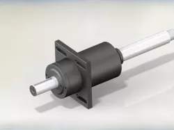 Circular saw shaft assembly