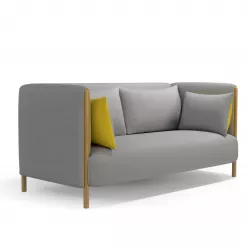 Colourform Quilted 2 Seater Sofa 3D model