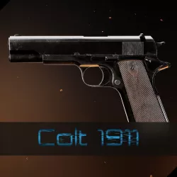 Colt 1911 Low-poly  3D model