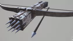 Crossbow  Low-poly  3D model