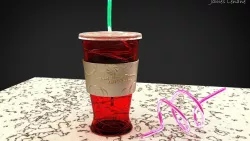 Cup & straw