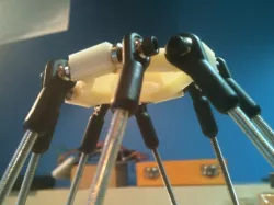 Delta Robot v1 with four arms