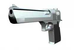 Desert Eagle 3D from Sktchup 2016 3D model
