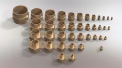 Double nipple and reduced nipple. Config.: BSP 1/8"-1/8" ... 4"-4". | Ниппель резьбовой прямой/переходный. Конфиг.:G1/8-1/8 ... G4-4.