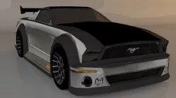 drift car Low-poly  3D model