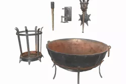 Dungeon Lighting Low-poly  3D model