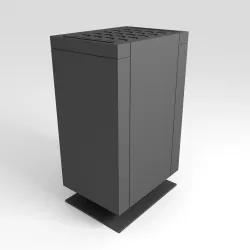 EOS Mythos Black sauna heater unit 3D model
