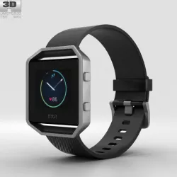Fitbit Blaze Black-Silver 3D model