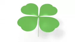 Four Leaf Clover with Shapes 3D model