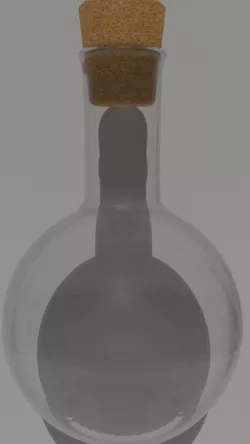 Free PBR Flat-bottomed flask 3D model