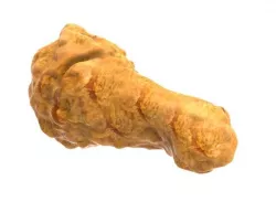 Fried Chicken Low-poly  3D model