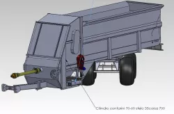 Fruit manure spreader