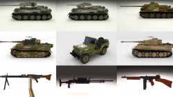 Full WW2 Pack 3D model