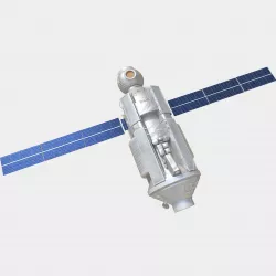 Functional Cargo Block Zarya Module on ISS Low-poly  3D model