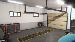 Garage - interior and props Low-poly  3D model