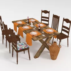 Garden Table 3D model