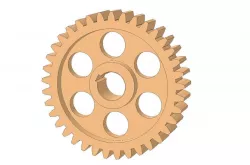 gear wheel m=4,z=37,b=30,