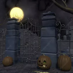 Grave Yard 3D model