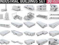 Industrial Buildings Collection 3d models 【 STLFinder