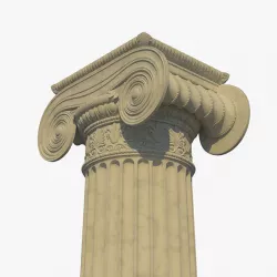 Ionic column a 3D model