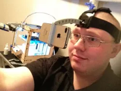 iPhone GoPro head-strap mount
