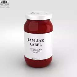 Jam Jar 3D model