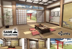 Japanese Room Low-poly  3D model