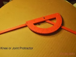 Knee and Joint Protractor - goniometer - repaired 1.29.2017
