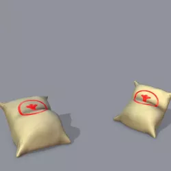Low poly bag Low-poly  3D model