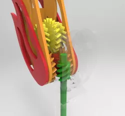 Mechanical flower