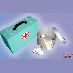 Medical Pack Low-poly  3D model
