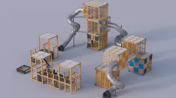 Modern playground 4 3D model