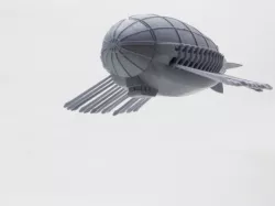 Modular Snap-Fit Airship Trireme Upgrade
