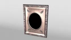 Oval Frame Low-poly  3D model