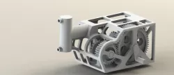 Overcomplicated water pump mechanism