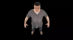 P20 - A pose fat guy 3D model